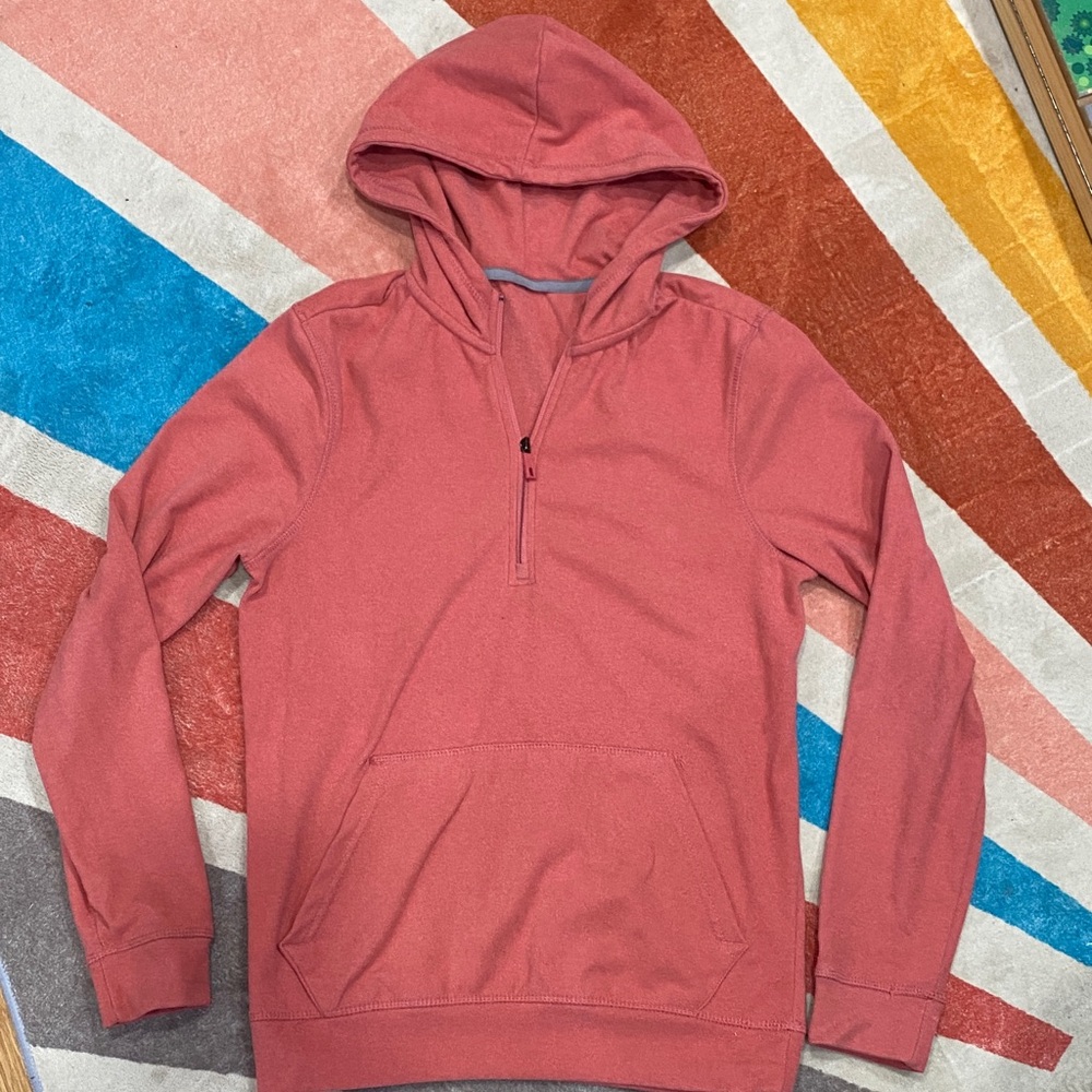 Men's Coral Hoodie Small